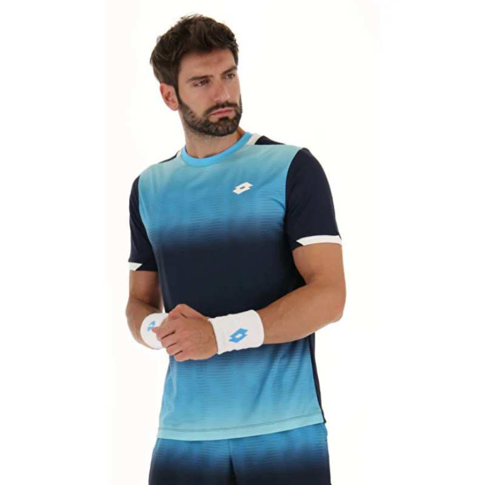 Lotto Men's Top IV Top (Blue Toll/ Navy Blue) - RacquetGuys.ca