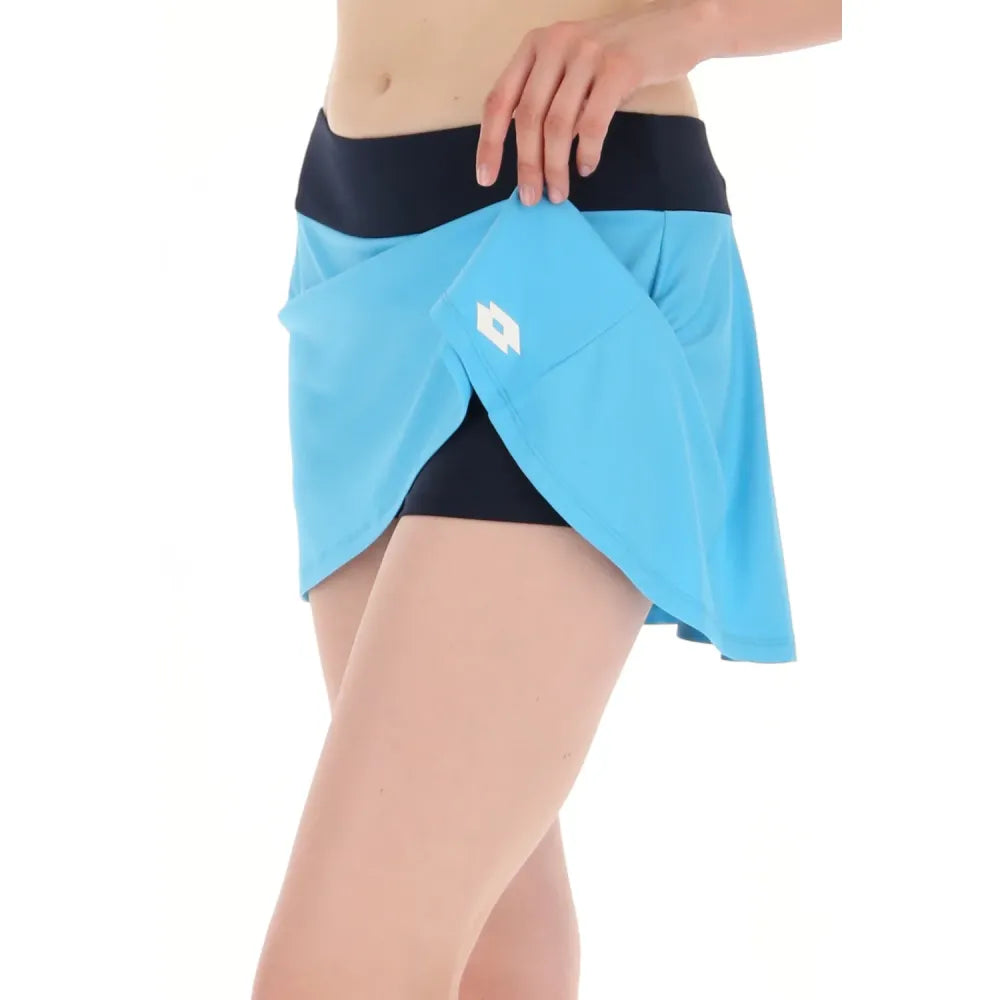Lotto Women's Top IV Skirt (Blue Toll/Navy Blue) - RacquetGuys.ca