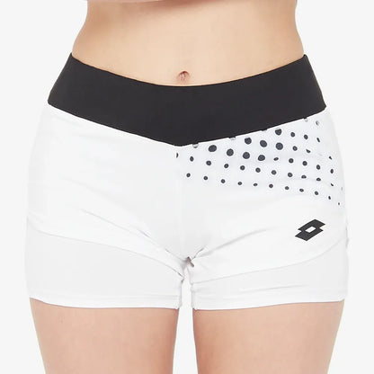 Lotto Women's Top IV Short (Bright White/Black) - RacquetGuys.ca