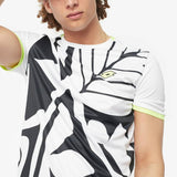 Lotto Men's Top Ten III Print Tee Top (Bright White) - UPC