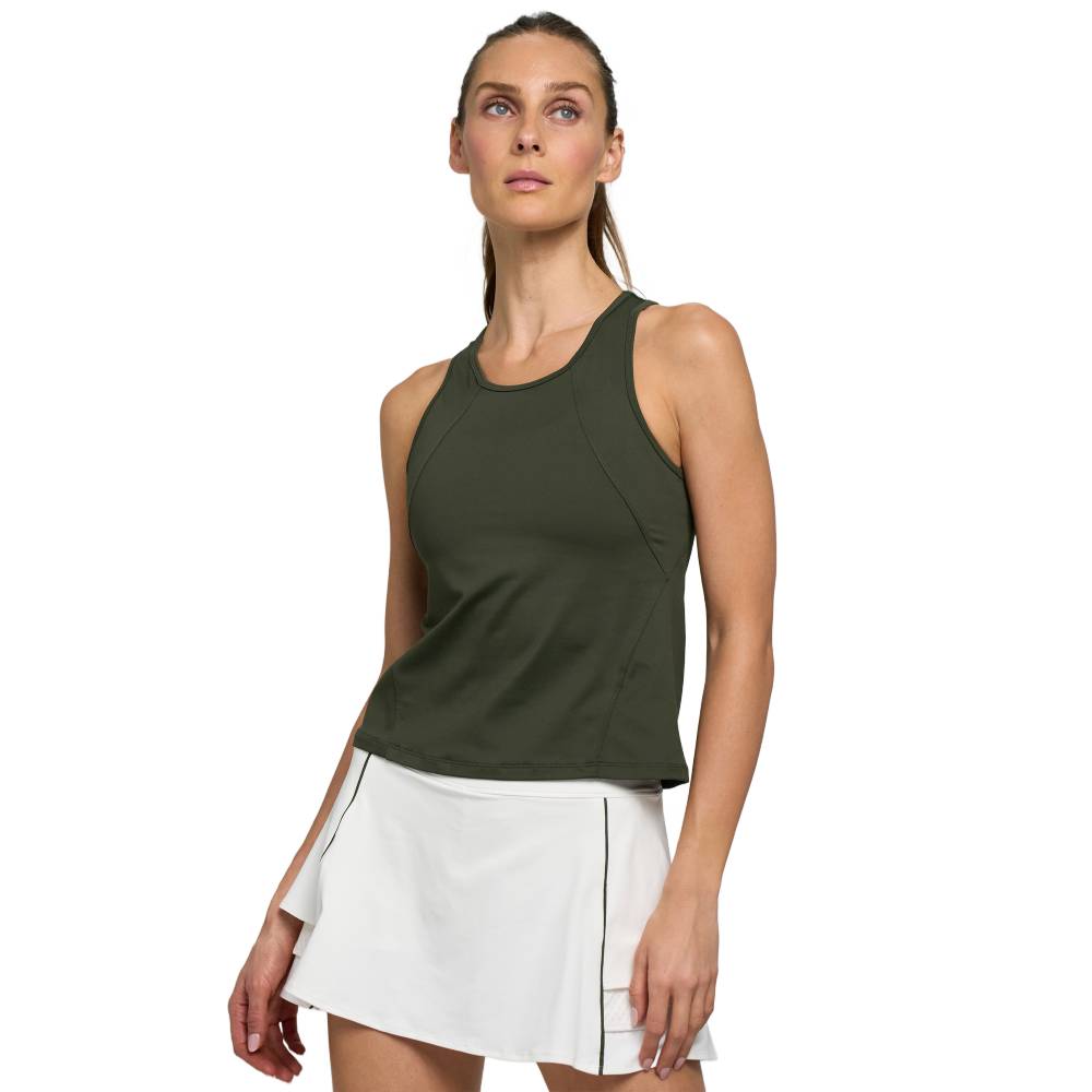 Lija Women's Elite Daily Tank Top (Hunter Green) - RacquetGuys.ca