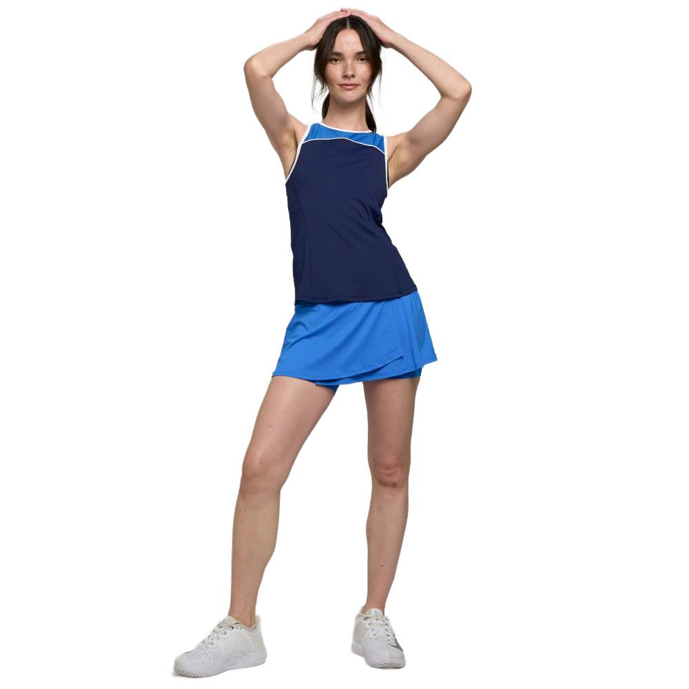 Lija Women's Slick Strata Skort (Cornflower) - RacquetGuys.ca