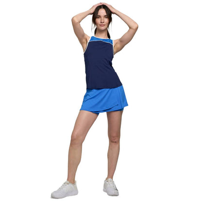 Lija Women's Slick Strata Skort (Cornflower) - RacquetGuys.ca
