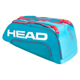 Head Tour Team Supercombi 9 Pack Racquet Bag (Blue/Pink) - RacquetGuys.ca