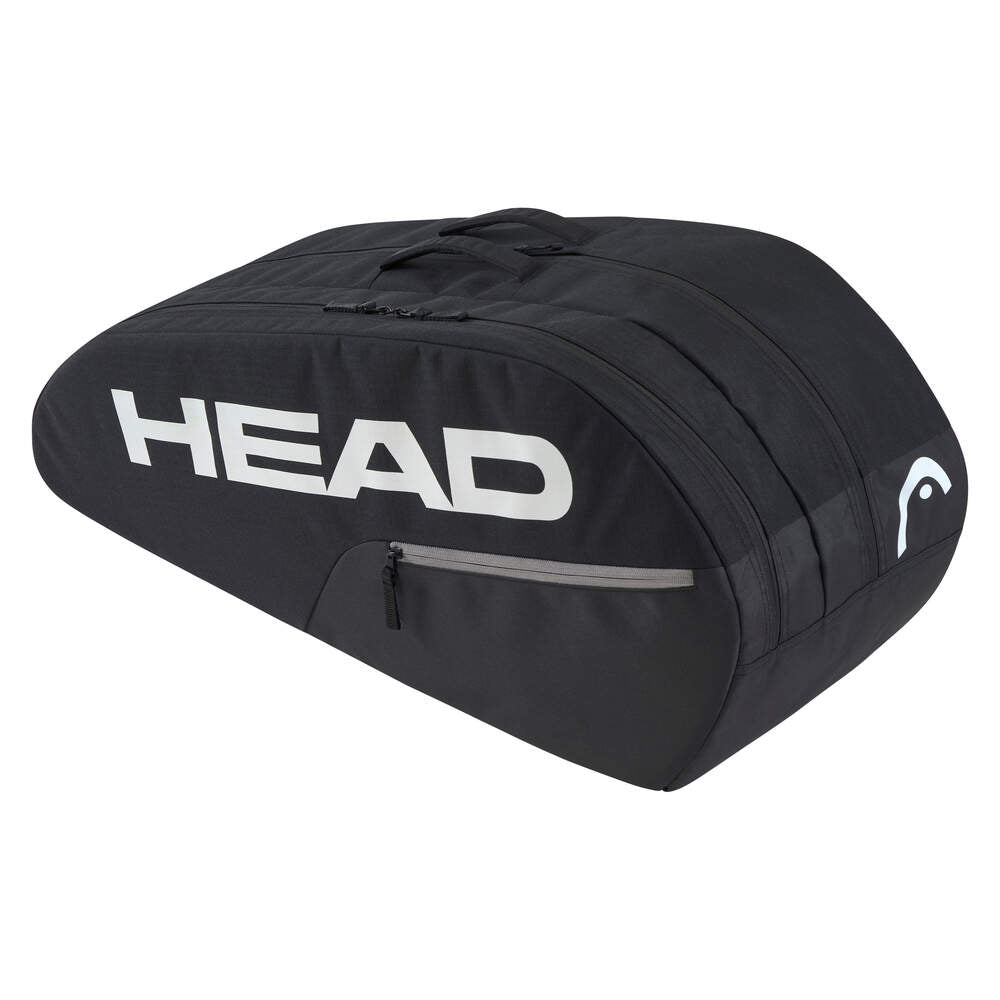 Head Base M Racquet Bag Black/White - RacquetGuys.ca