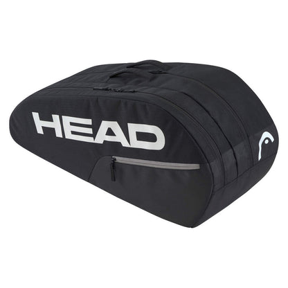 Head Base M Racquet Bag Black/White - RacquetGuys.ca