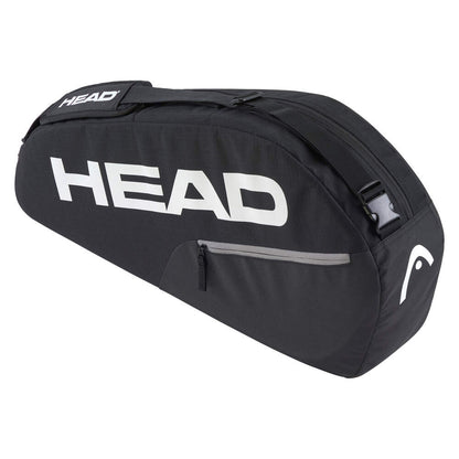 Head Base S Racquet Bag Black/White - RacquetGuys.ca