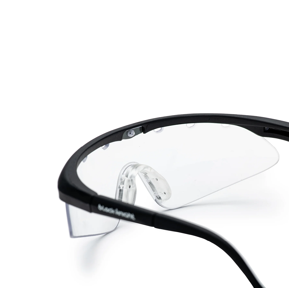 Black Knight Turbo Eyeguard (Black) - RacquetGuys.ca