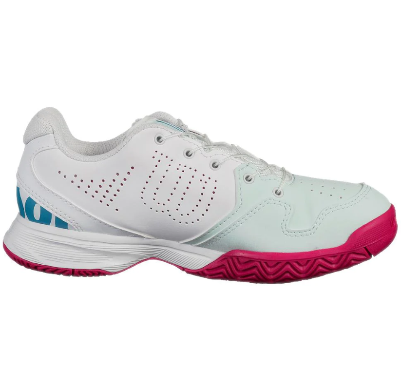 Wilson Kaos QL Junior Tennis Shoe (Smoothing Sea/White