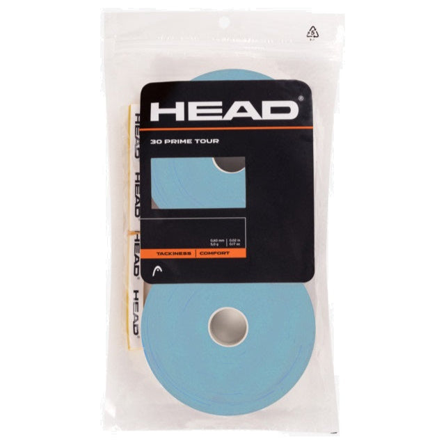 Head Prime Tour Overgrip 30 Pack Blue - RacquetGuys.ca