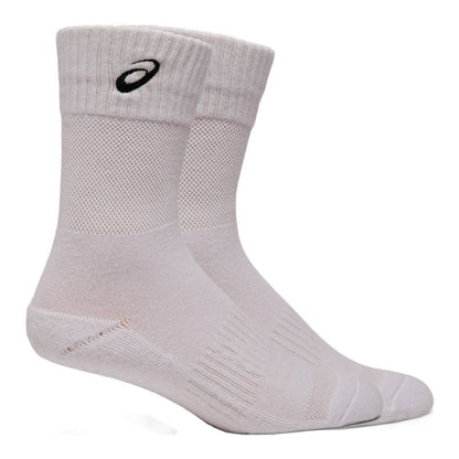 Asics Unisex Court FF Crew Sock (Brilliant White) - RacquetGuys.ca
