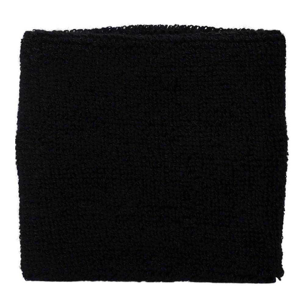 Asics Wristband Pair (Performance Black) - RacquetGuys.ca