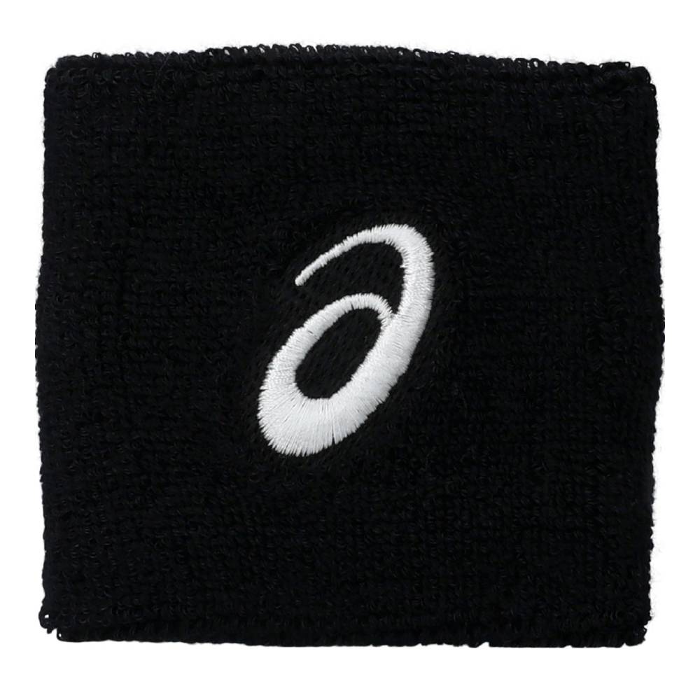 Asics Wristband Pair (Performance Black) - RacquetGuys.ca