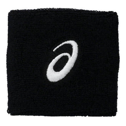 Asics Wristband Pair (Performance Black) - RacquetGuys.ca
