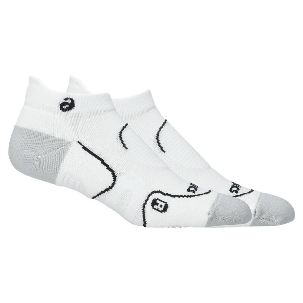 Asics Court+Tennis Ankle Sock (Brilliant White) - RacquetGuys.ca