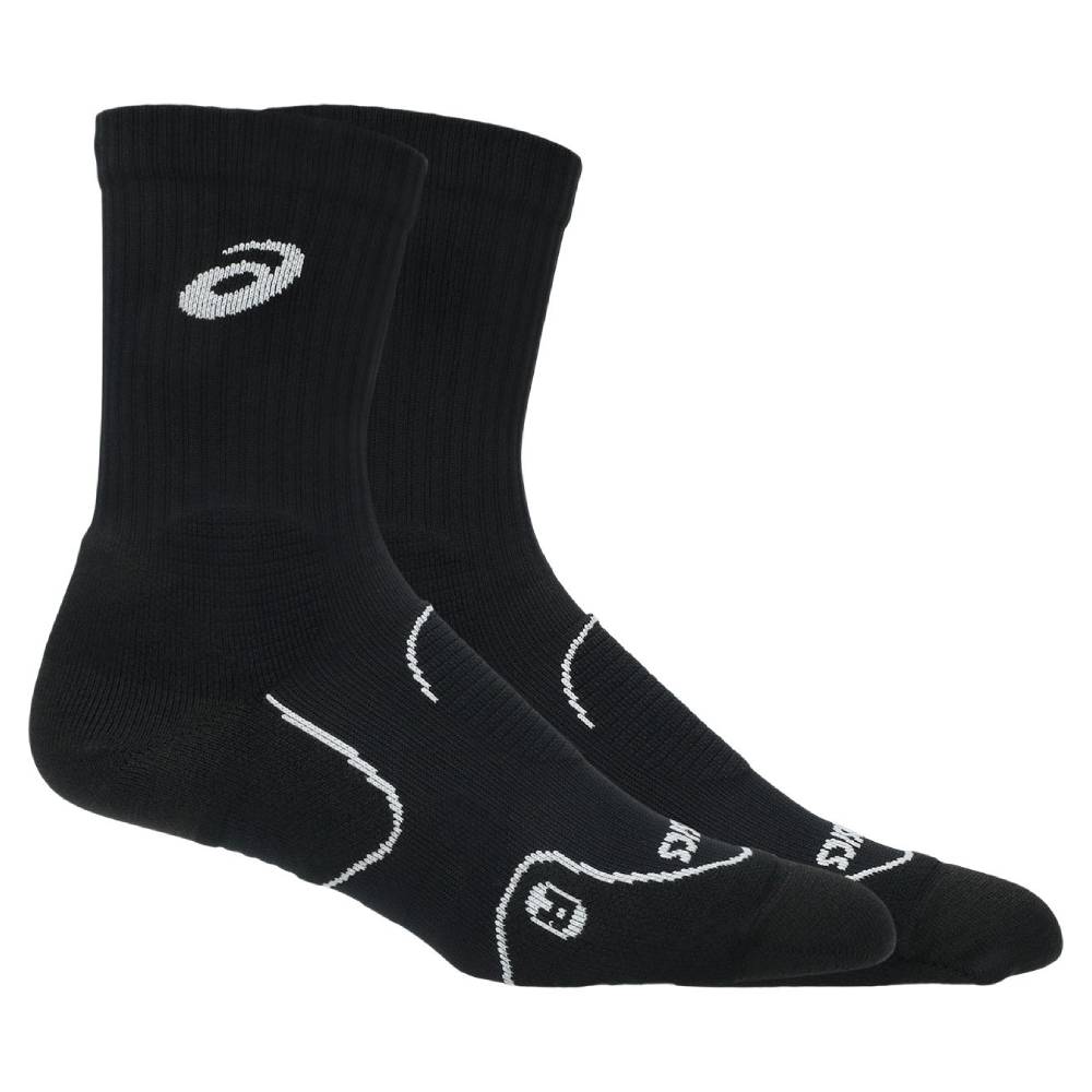 Asics Court+Tennis Crew Sock (Performance Black) - RacquetGuys.ca