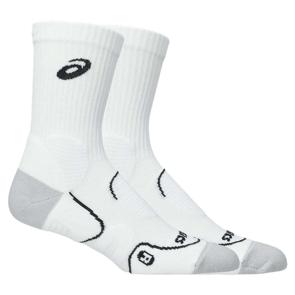 Asics Court+Tennis Crew Sock (Brilliant White) - RacquetGuys.ca
