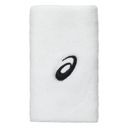 Asics Long Wristband (Brilliant White) - RacquetGuys.ca