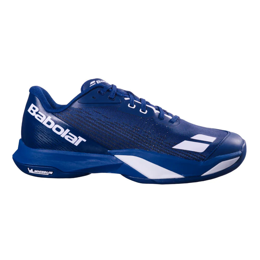 Babolat Jet Mach 4 Men's Tennis Shoe (Navy/White) - RacquetGuys.ca