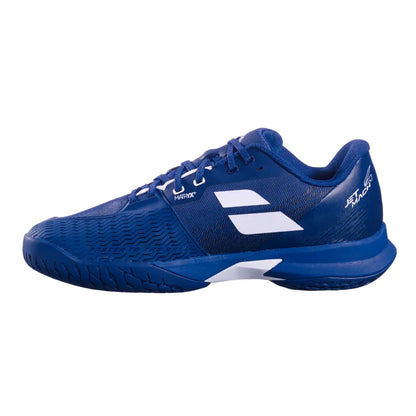 Babolat Jet Mach 4 Men's Tennis Shoe (Navy/White) - RacquetGuys.ca