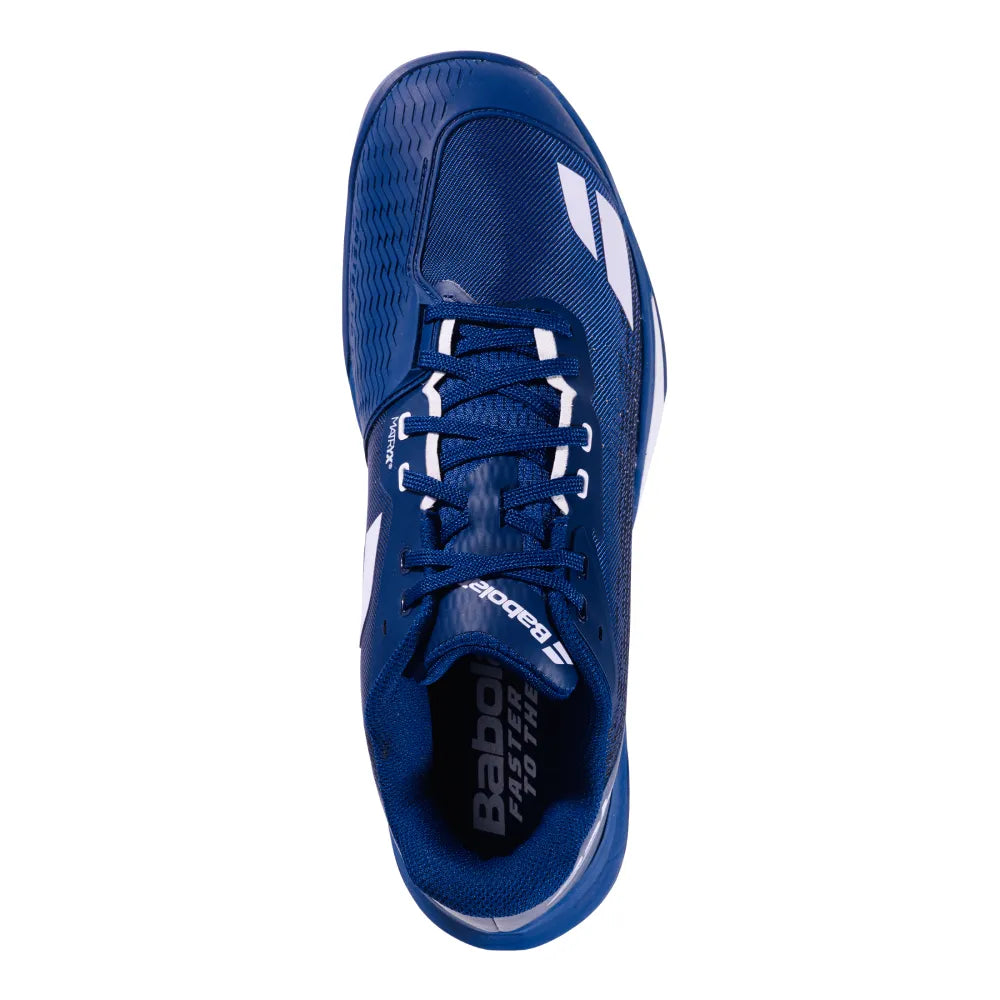 Babolat Jet Mach 4 Men's Tennis Shoe (Navy/White) - RacquetGuys.ca