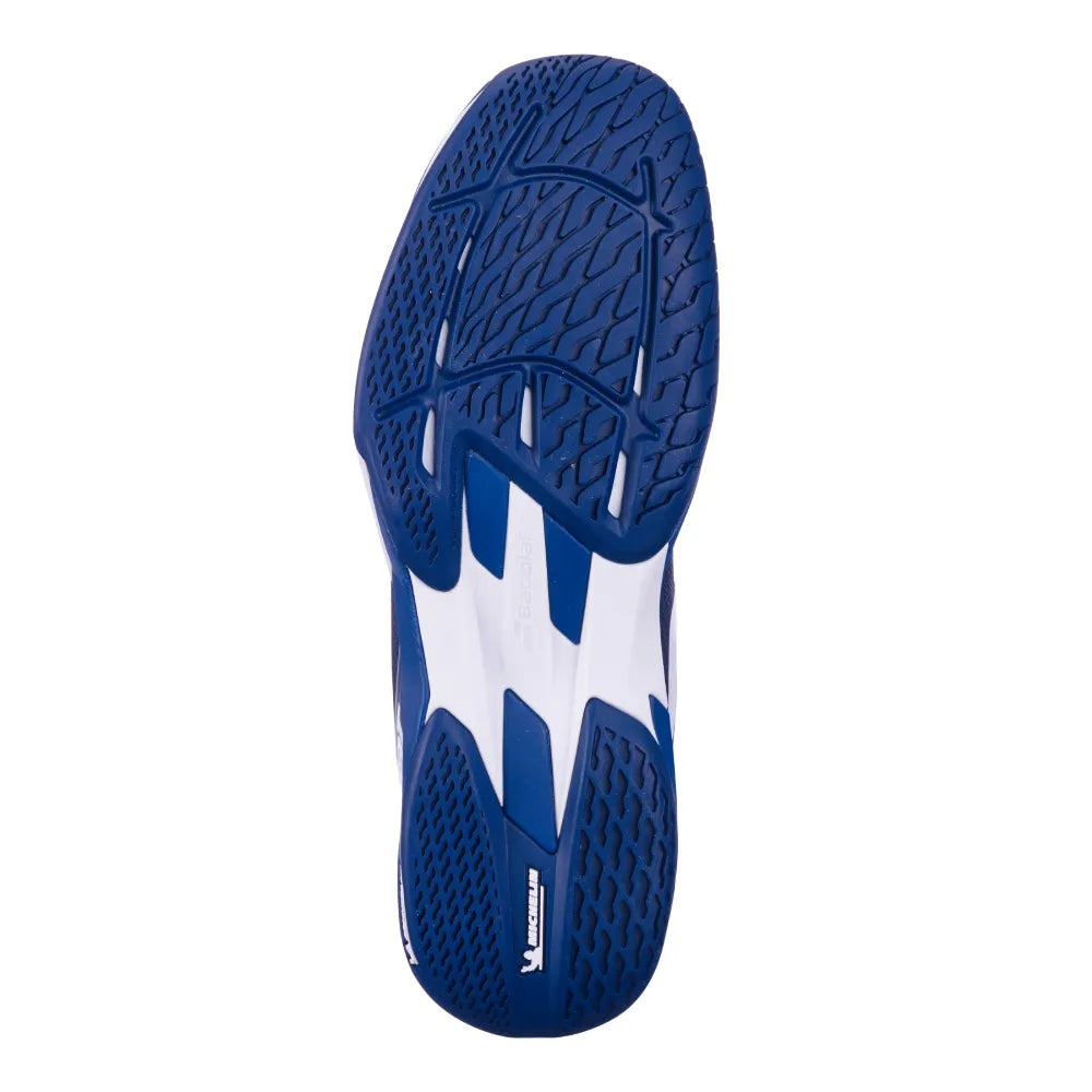 Babolat Jet Mach 4 Men's Tennis Shoe (Navy/White) - RacquetGuys.ca