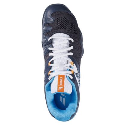 Babolat Movea Men's Padel Shoe (Grey/Blue) - RacquetGuys.ca