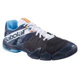 Babolat Movea Men's Padel Shoe (Grey/Blue) - RacquetGuys.ca