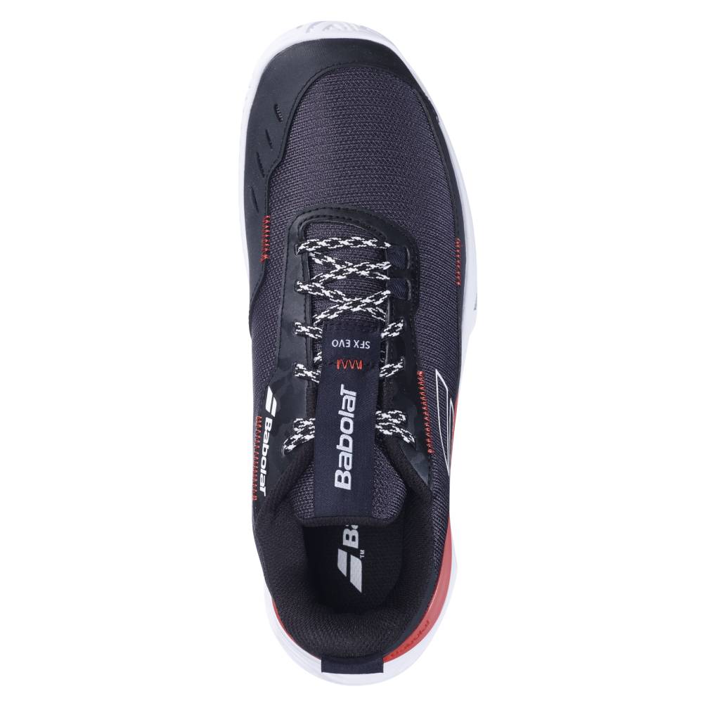 Babolat SFX EVO Men's Tennis Shoe (Black/Red) - RacquetGuys.ca