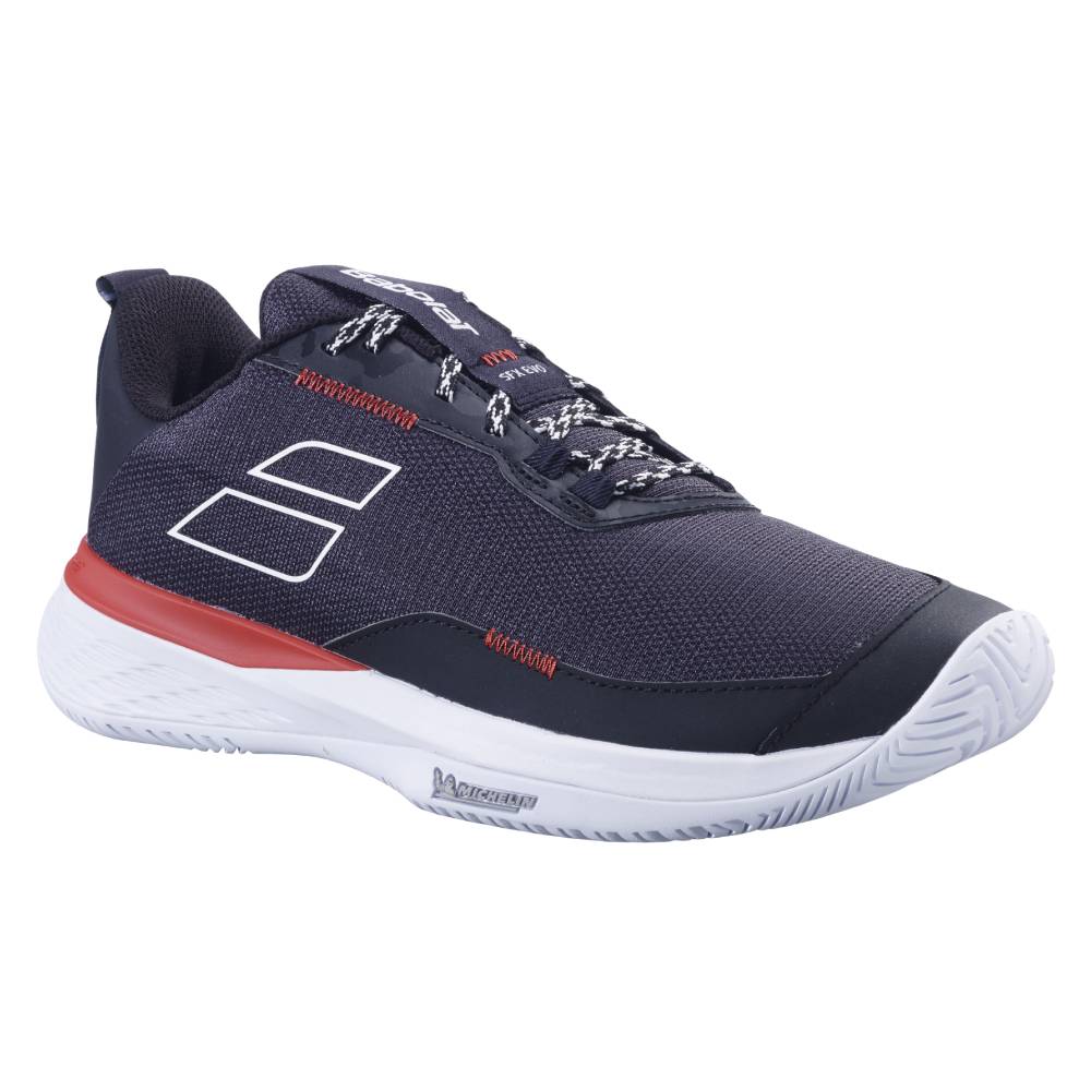 Babolat SFX EVO Men's Tennis Shoe (Black/Red) - RacquetGuys.ca