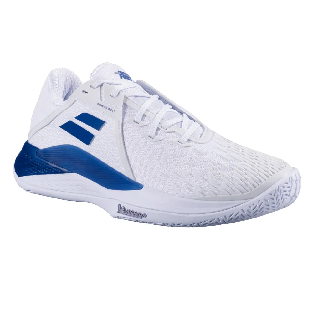 Babolat Propulse Fury 3 AC Men's Tennis Shoe (White/Blue) - RacquetGuys.ca