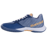 Babolat Shadow Spirit Women's Indoor Court Shoe (Grey/Coral) - RacquetGuys.ca