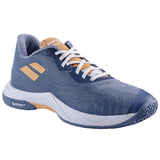 Babolat Shadow Spirit Women's Indoor Court Shoe (Grey/Coral) - RacquetGuys.ca