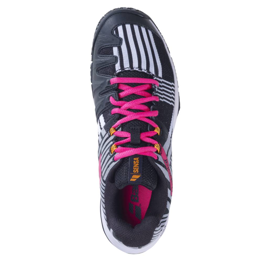 Babolat Sensa Women's Padel Shoe (Black/Pink) - RacquetGuys.ca