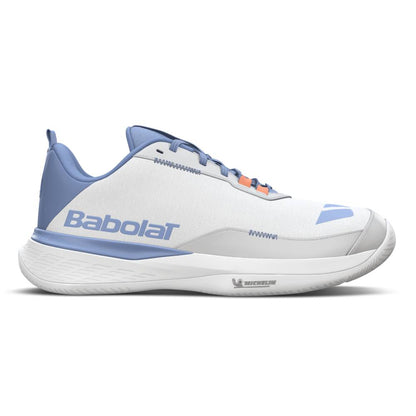 Babolat SFX EVO Women's Tennis Shoe (White/Blue) - RacquetGuys.ca