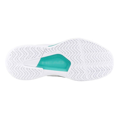 Head Revolt Evo 5.0 Women's Tennis Shoe (White/Light Grey) - RacquetGuys.ca