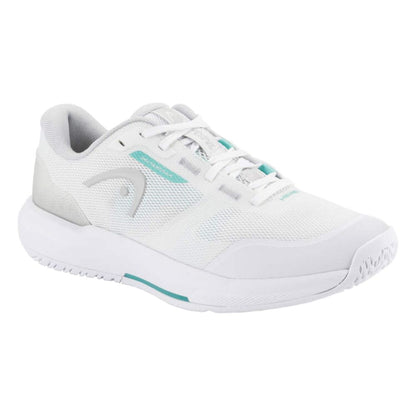Head Revolt Evo 5.0 Women's Tennis Shoe (White/Light Grey) - RacquetGuys.ca