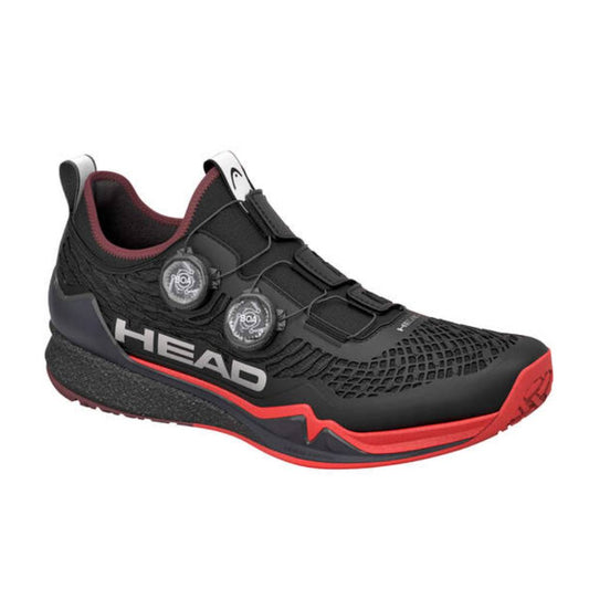 Head Endure Pro BOA Men's Tennis Shoe (Black/Red) - RacquetGuys.ca