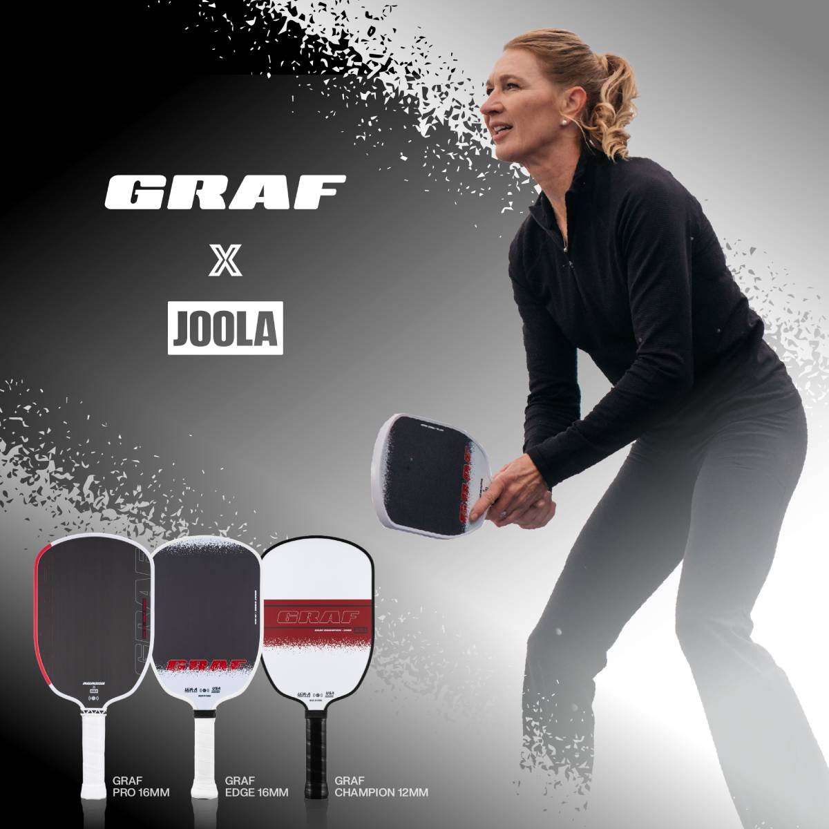 JOOLA Steffi Graf Pro 16mm Pickleball Paddle