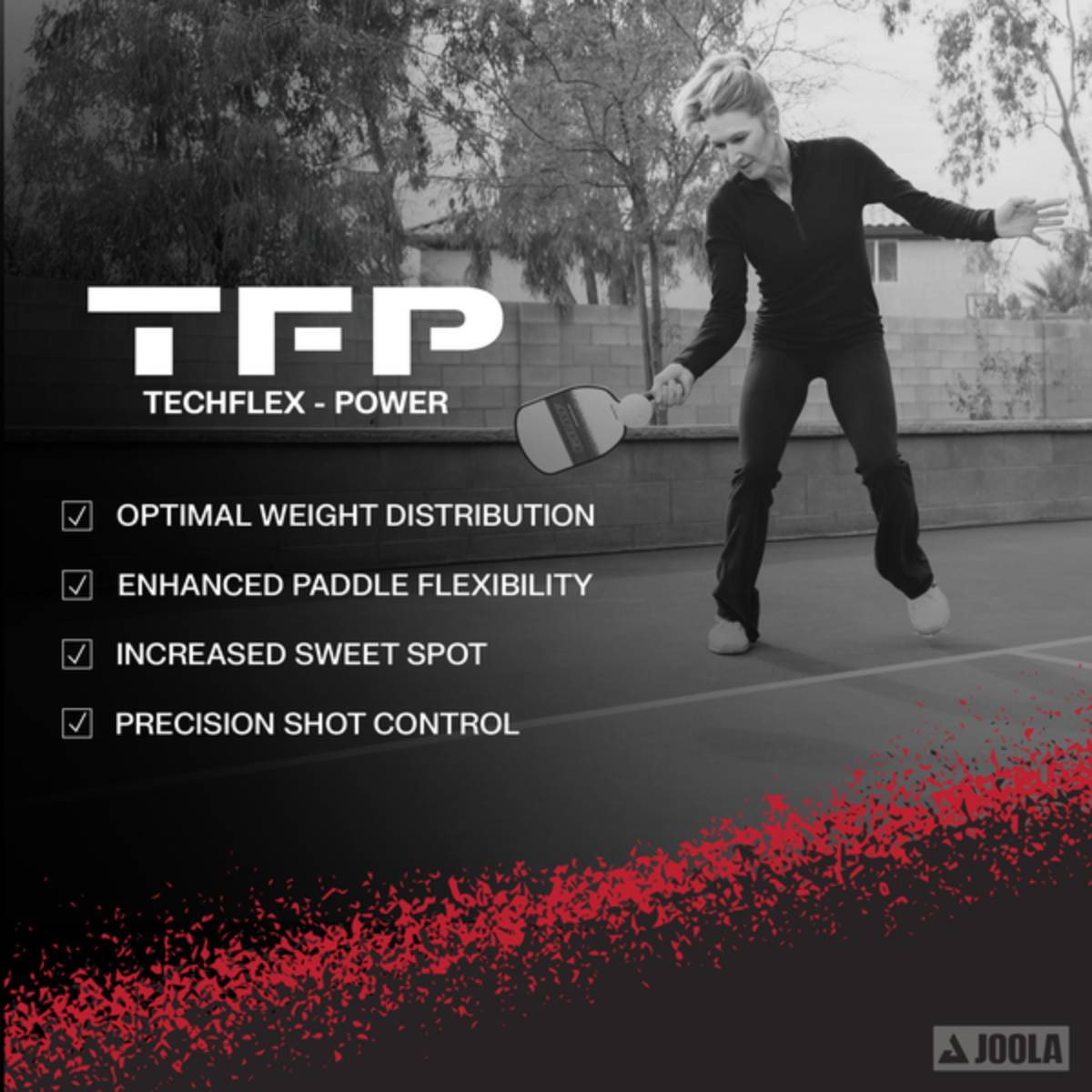 JOOLA Steffi Graf Pro 16mm Pickleball Paddle