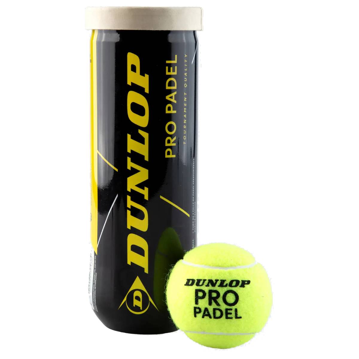 Dunlop PB 23 Pro Padel Balls (3 Ball Can)
