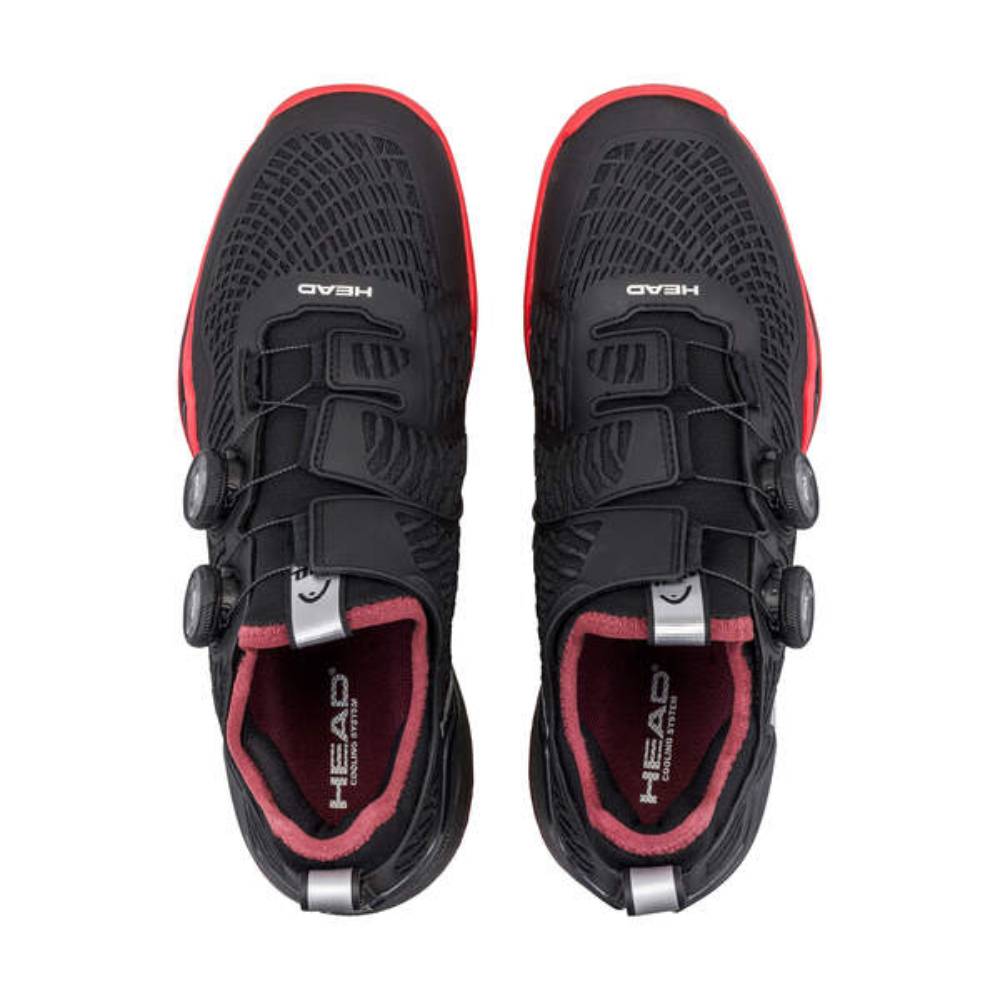 Head Endure Pro BOA Men's Tennis Shoe (Black/Red) - RacquetGuys.ca