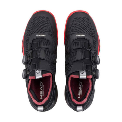 Head Endure Pro BOA Men's Tennis Shoe (Black/Red) - RacquetGuys.ca