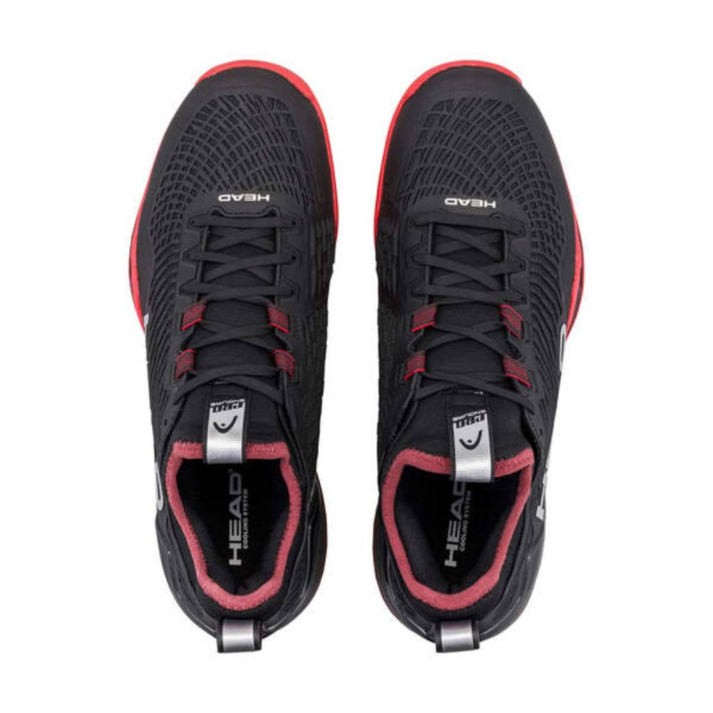 Head Endure Pro Men's Tennis Shoe (Black/Red) - RacquetGuys.ca