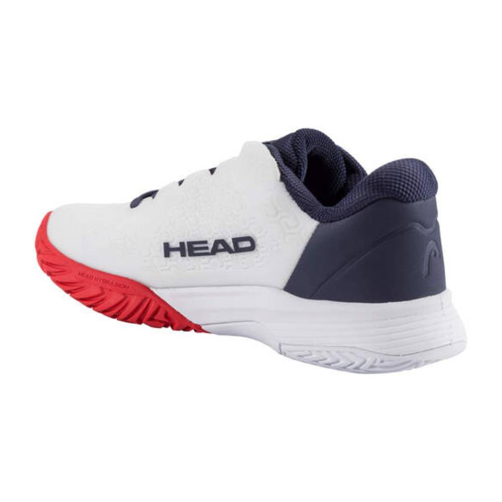 Head Revolt Pro 5.0 Junior Tennis Shoe (White/Navy) - RacquetGuys.ca