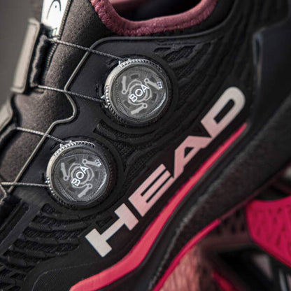 Head Endure Pro BOA Men's Tennis Shoe (Black/Red) - RacquetGuys.ca