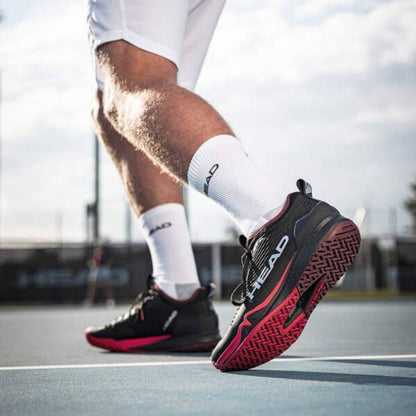 Head Endure Pro Men's Tennis Shoe (Black/Red) - RacquetGuys.ca