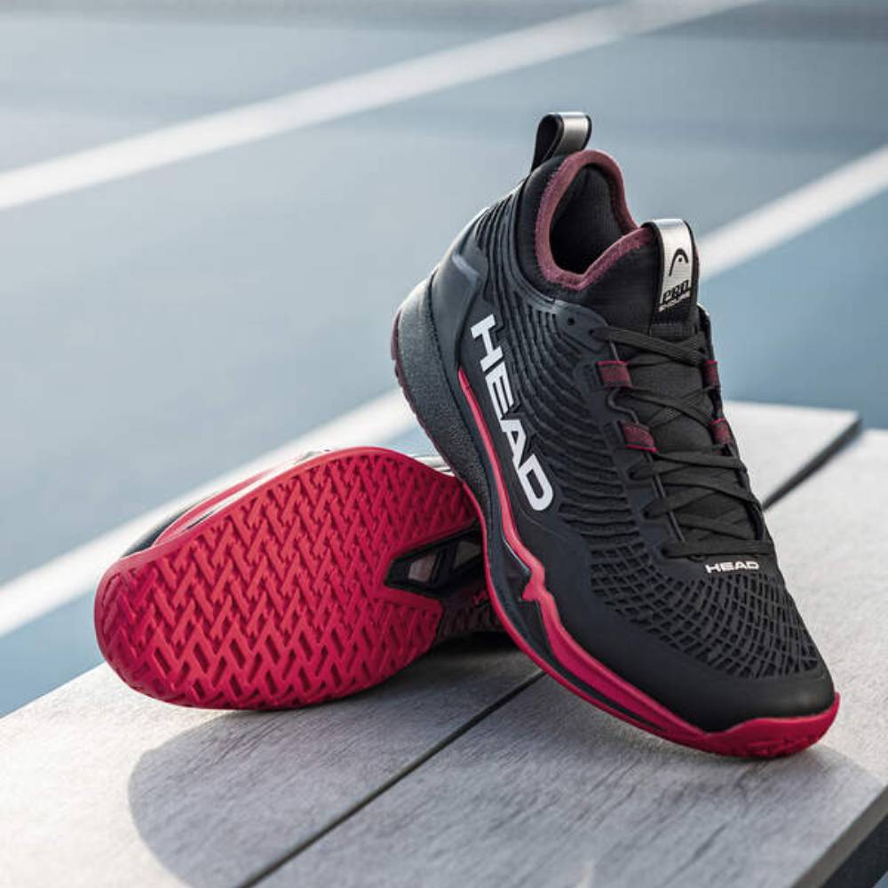 Head Endure Pro Men's Tennis Shoe (Black/Red) - RacquetGuys.ca