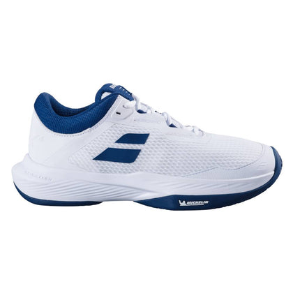 Babolat SFX 4 Men's Tennis Shoe (White/Blue) - RacquetGuys.ca