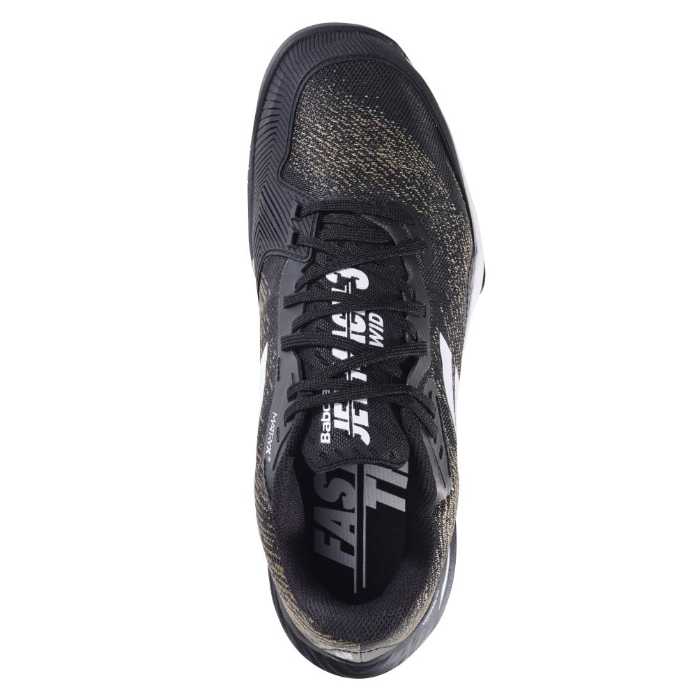 Babolat Jet Mach 3 AC Wide Men's Tennis Shoe (Black/White